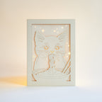 Adorable cat eating ramen noodles with chopsticks