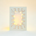 Circle of cat paws with plenty of space to add your wishes