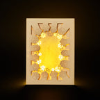 Circle of cat paws with plenty of space to add your wishes