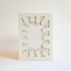 Circle of cat paws with plenty of space to add your wishes