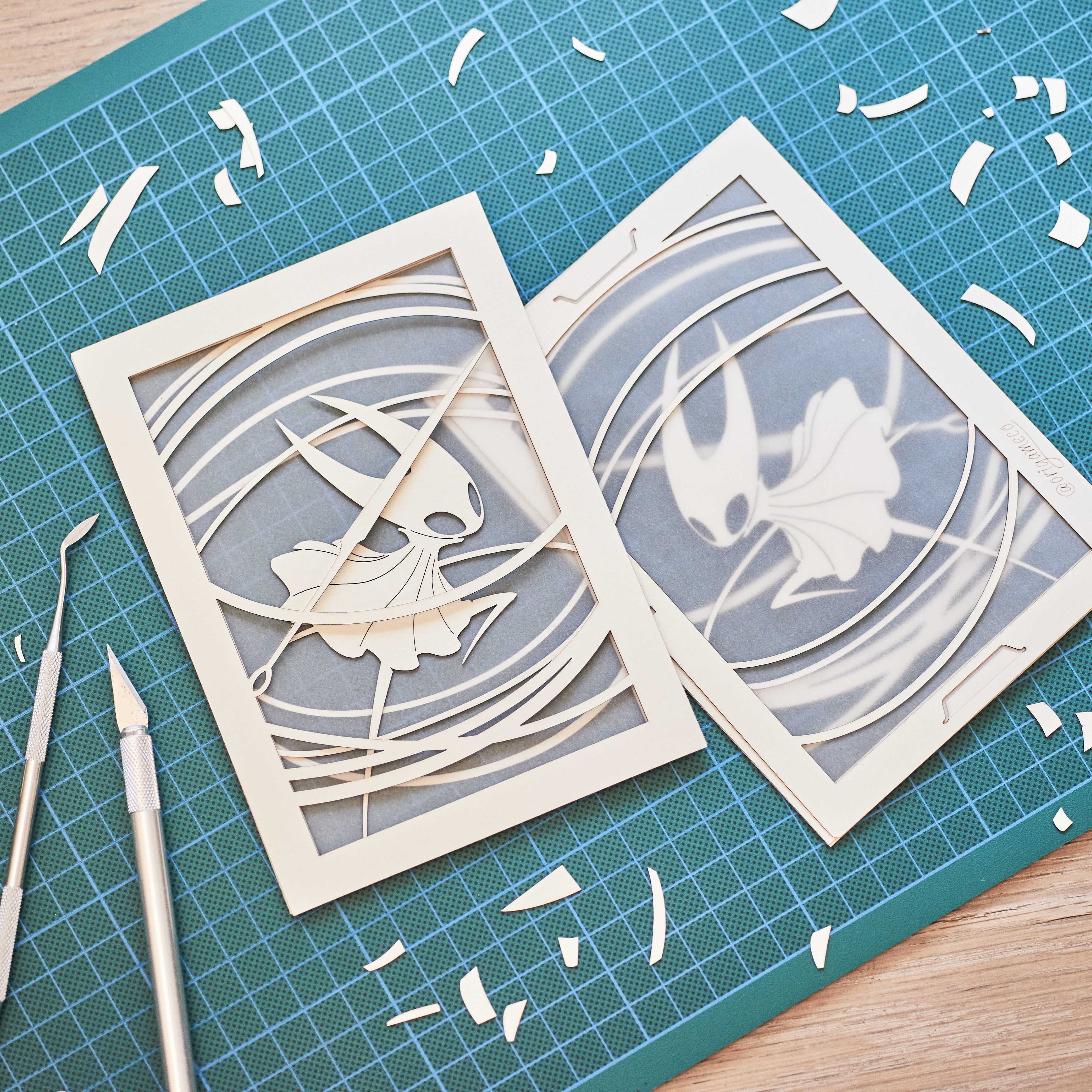 Hornet from Hollow Knight Silksong with needle and thread