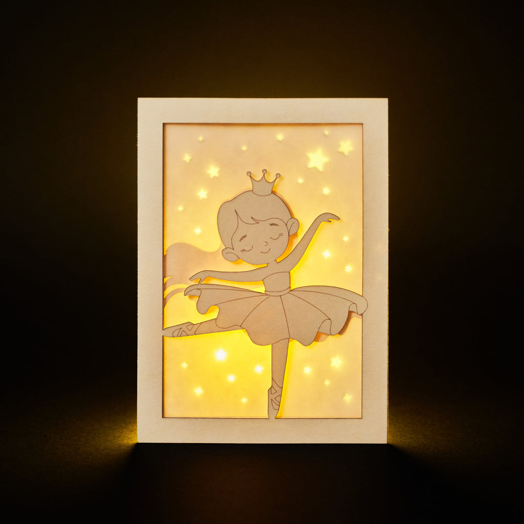 Cute little princess ballerina dancing in tutu