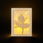 Cute little princess ballerina dancing in tutu