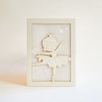 Cute little princess ballerina dancing in tutu