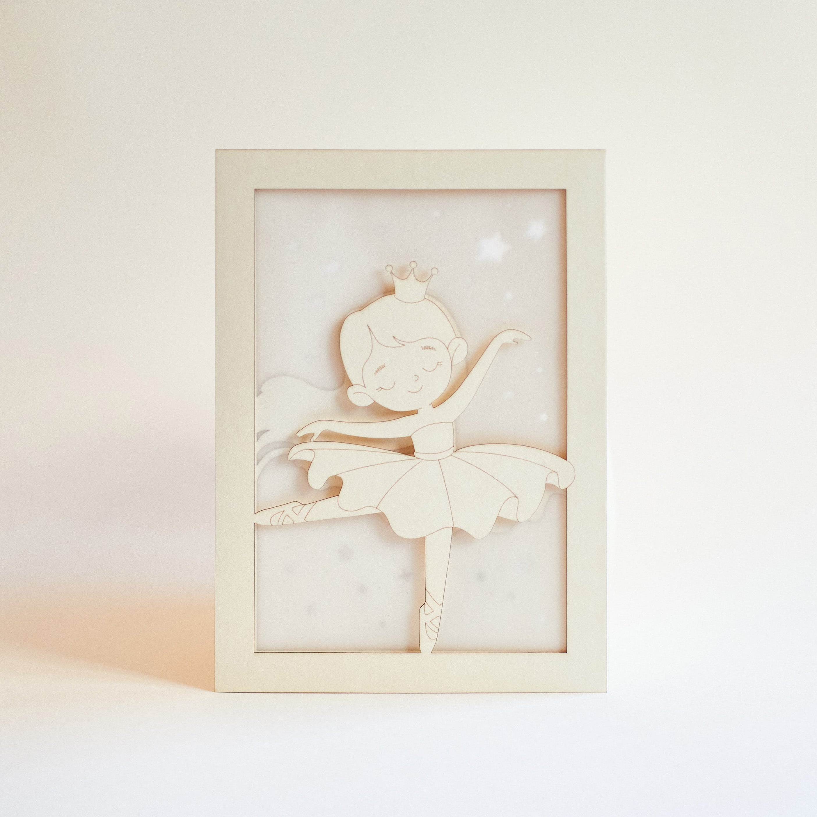 Cute little princess ballerina dancing in tutu