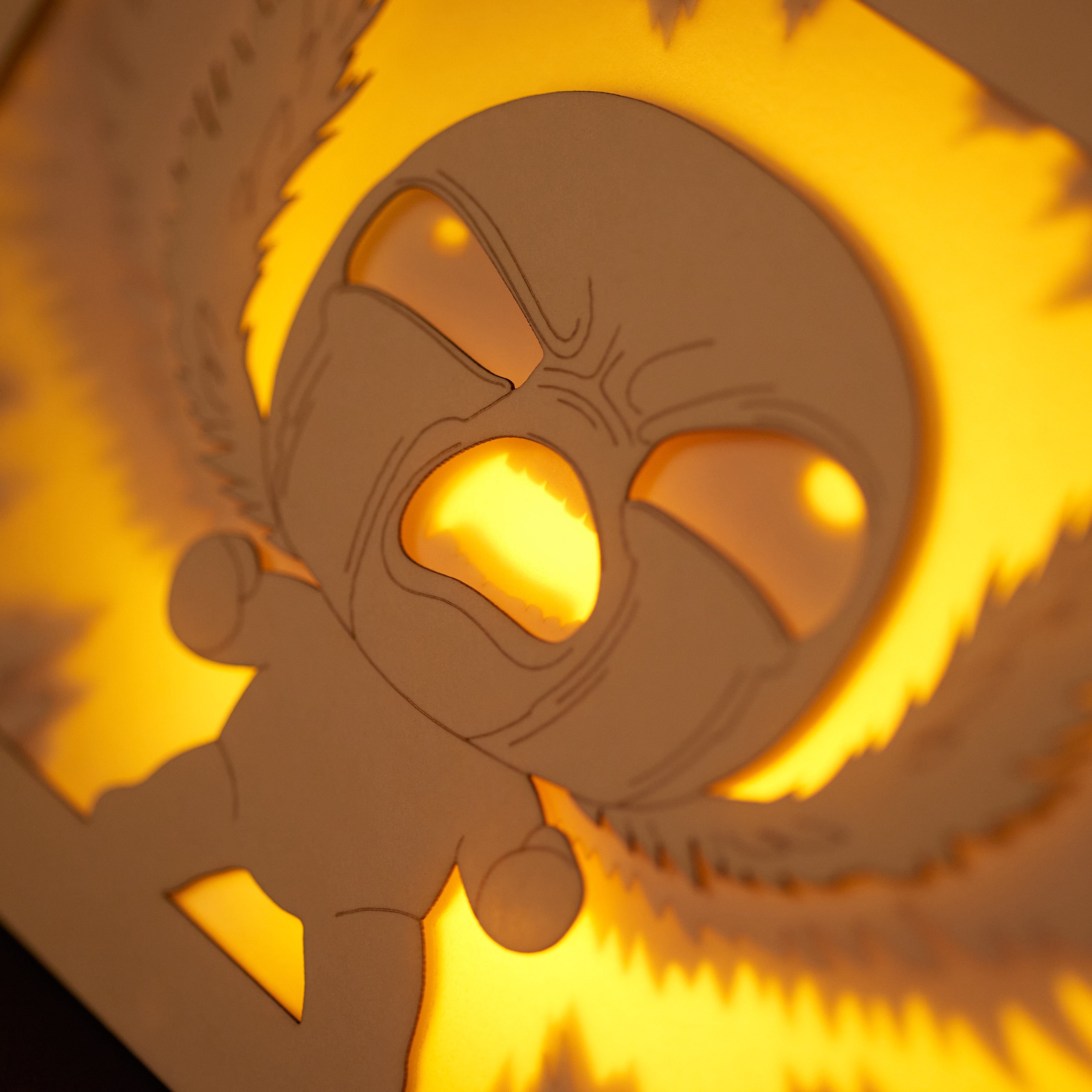 Isaac from Binding of Isaac game with power rays and layered wings