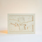 Michelangelo Creation of Adam touching hands with gift compartment