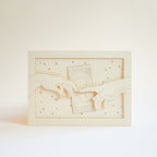 Michelangelo Creation of Adam touching hands with gift compartment