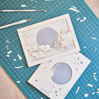 Santa Claus sleigh pulled by capybaras in Christmas night sky