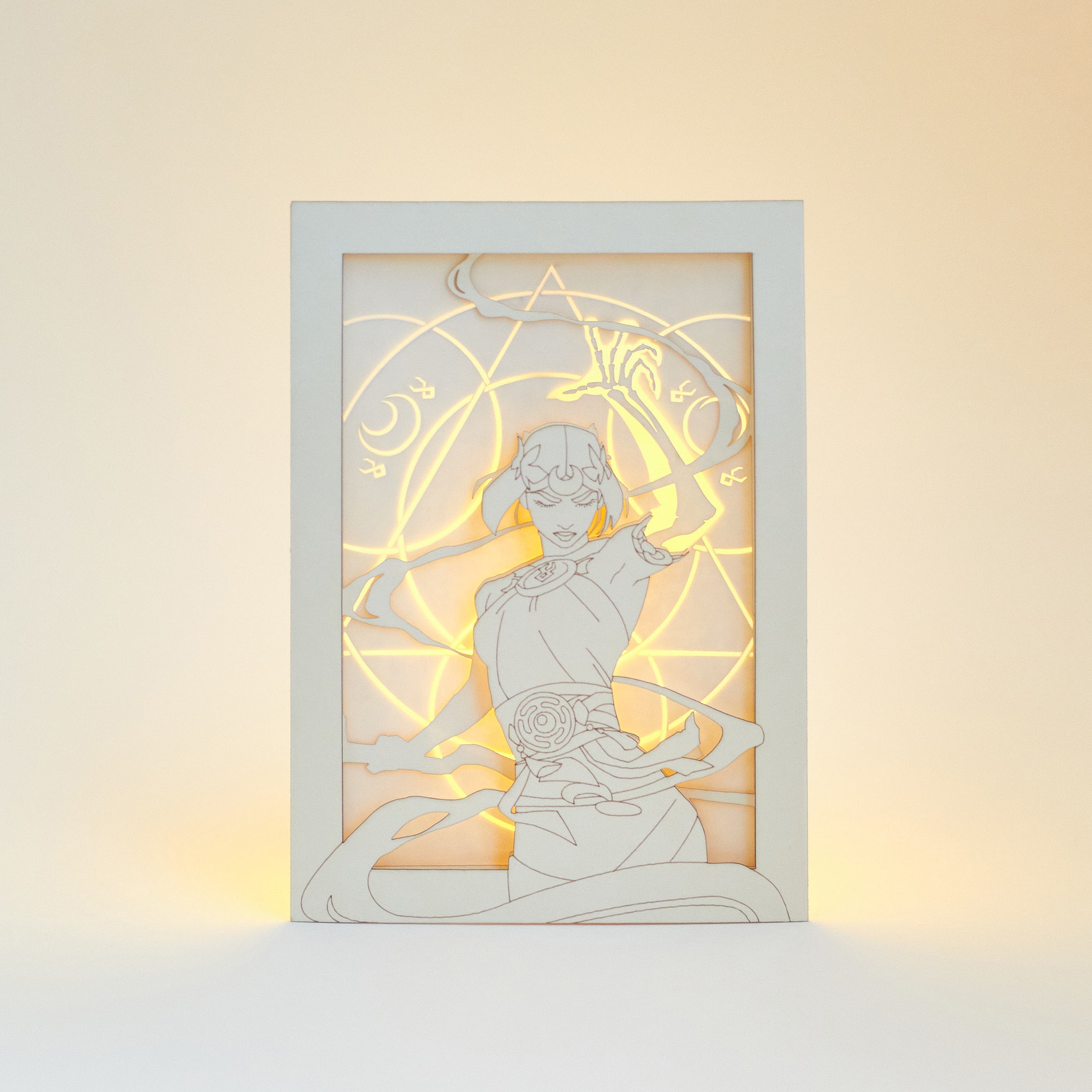 Hades 2, Melinoë. Princess of the Underworld with Magical Runes