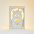 Funny Raccoon Card: Trash Panda with Bubble Tea and Banana Peel