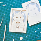 Funny Raccoon Card: Trash Panda with Bubble Tea and Banana Peel