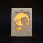 Fallout Vault Boy Card: Thumbs Up and Nuclear Explosion