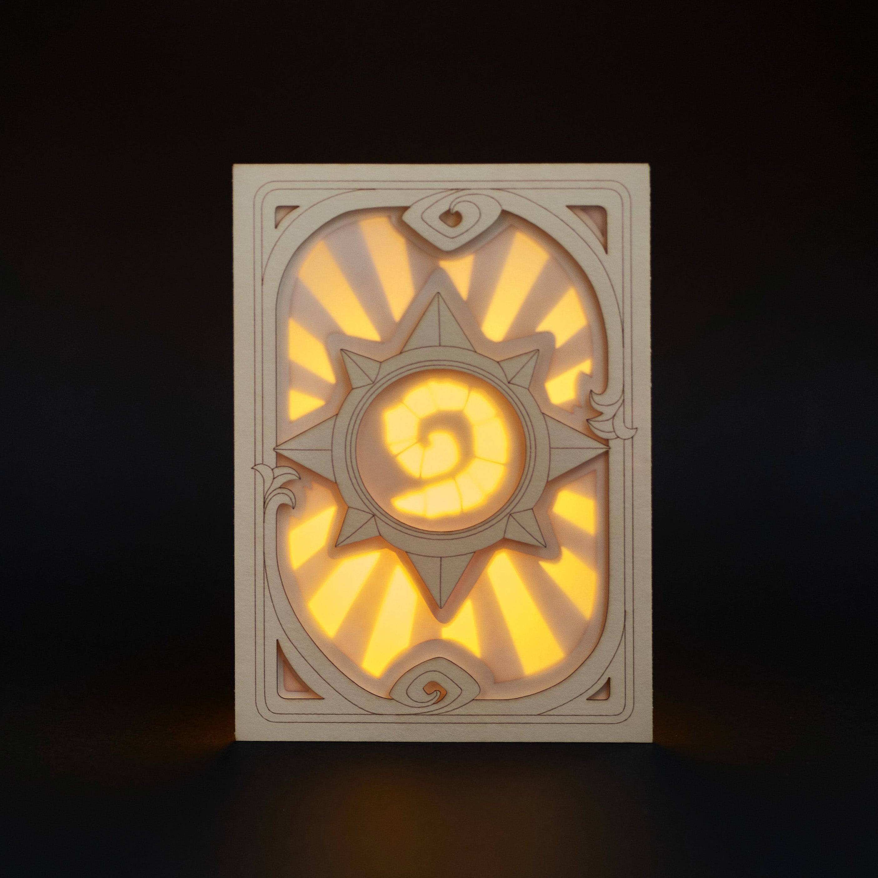 Hearthstone CCG Card Back with Floral Ornaments