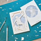 Skate Story Glass Demon Card: Low Poly Hell Journey to the Moon