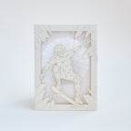 Skate Story Glass Demon Card: Low Poly Hell Journey to the Moon