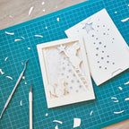 Christmas Forest Animals Card: Bunny and Squirrel Decorating Tree