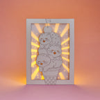 Kittens Ice Cream Cone Card - Cute Cats with Sprinkles on Waffle