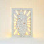 Chow Chow Ice Cream Cone Card: Fluffy Puppies with Sprinkles