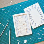 Chow Chow Ice Cream Cone Card: Fluffy Puppies with Sprinkles