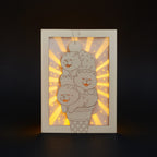 Chow Chow Ice Cream Cone Card: Fluffy Puppies with Sprinkles