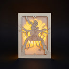 Arcane Jinx Card: Powder with Steampunk Pistol and Art Deco Window