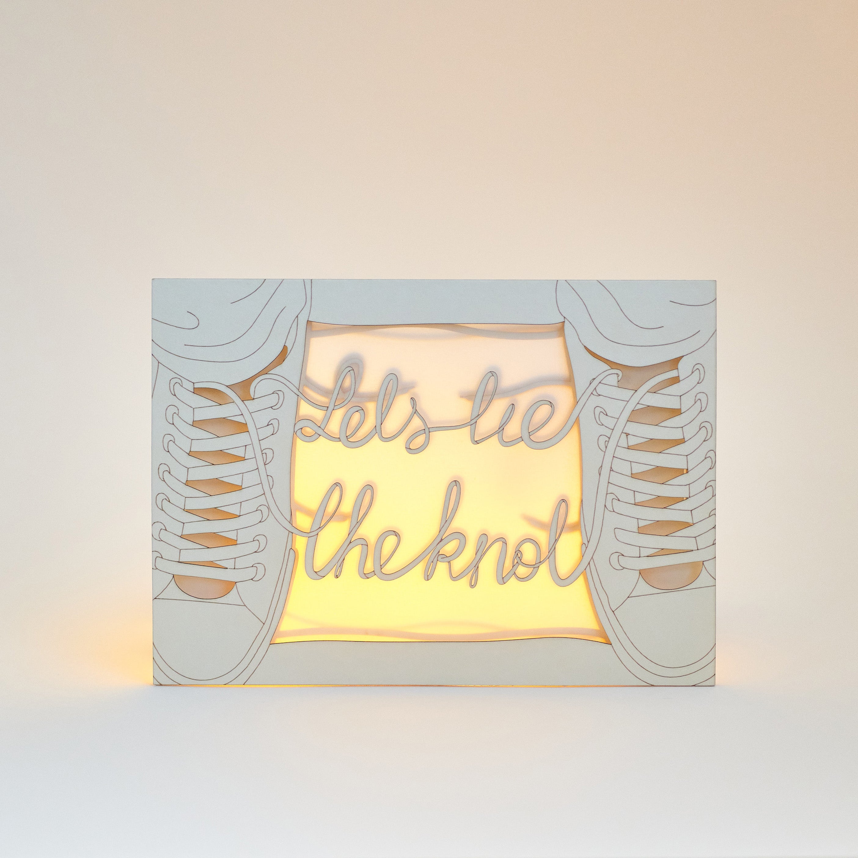 Let's Tie The Knot Card — Sneakers Proposal with Shoelaces Pun