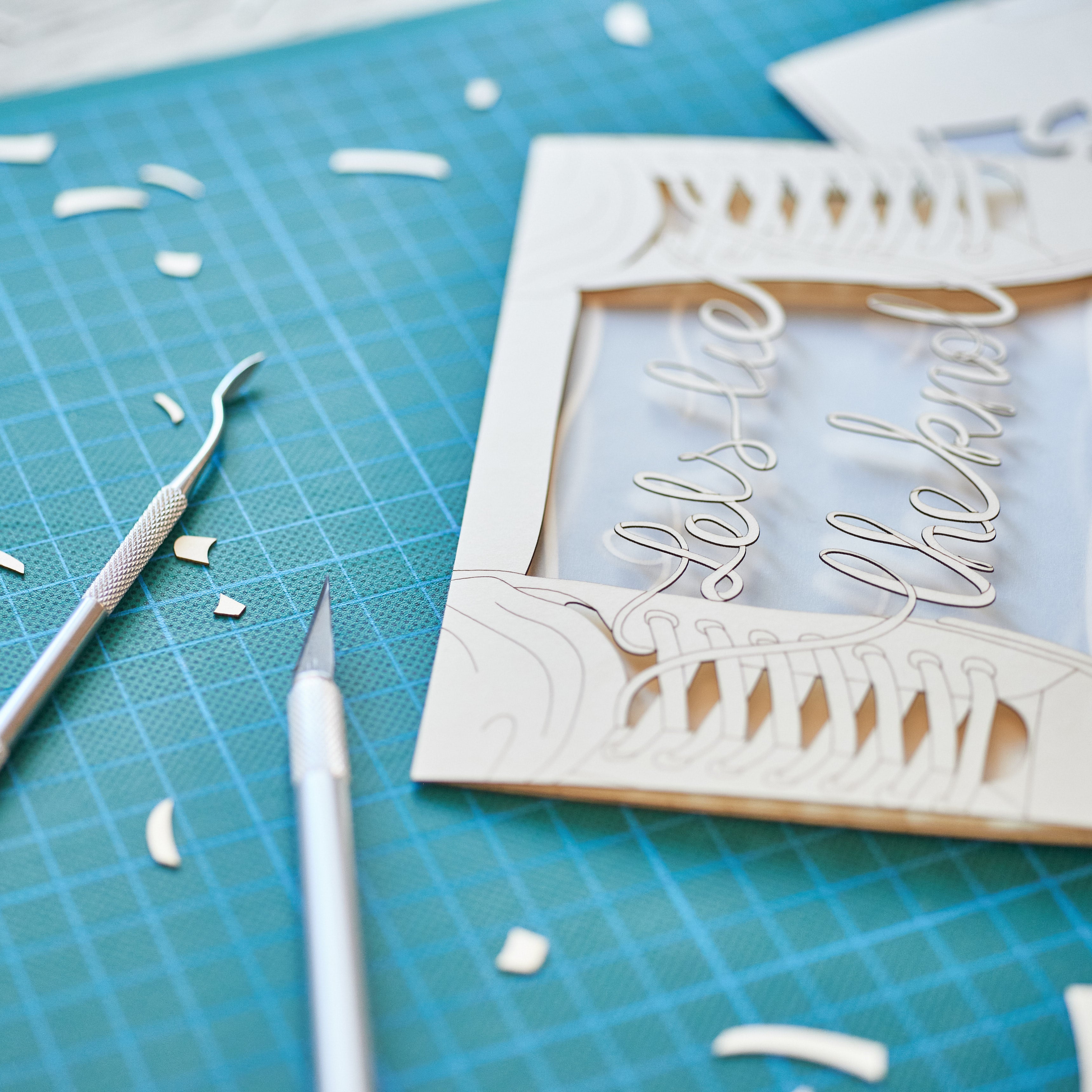 Let's Tie The Knot Card — Sneakers Proposal with Shoelaces Pun