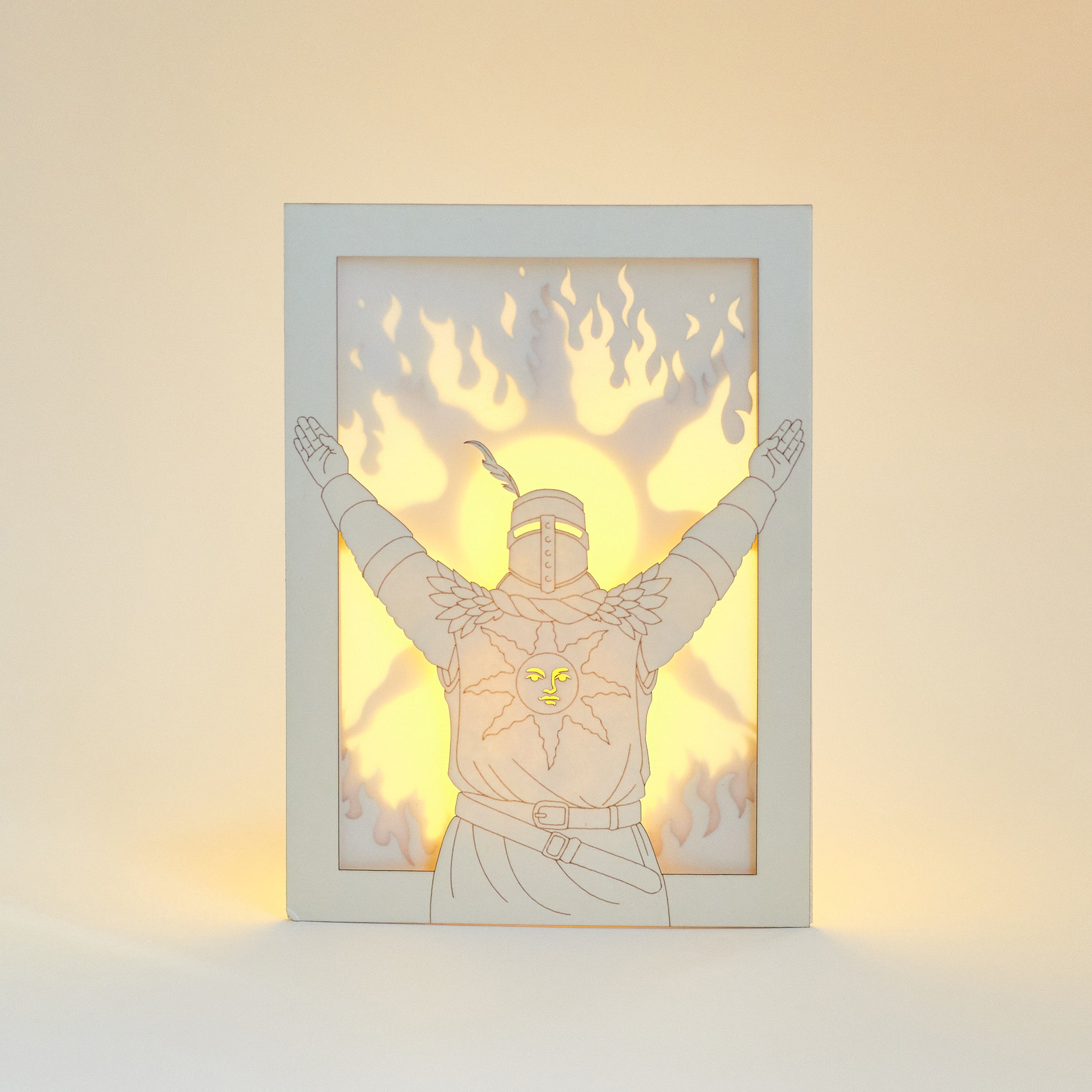 Dark Souls Solaire Card: Praise the Sun Knight with Flames