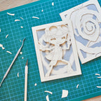 Psychonauts Raz Card: Telekinesis Hero with Hypnotic Swirls