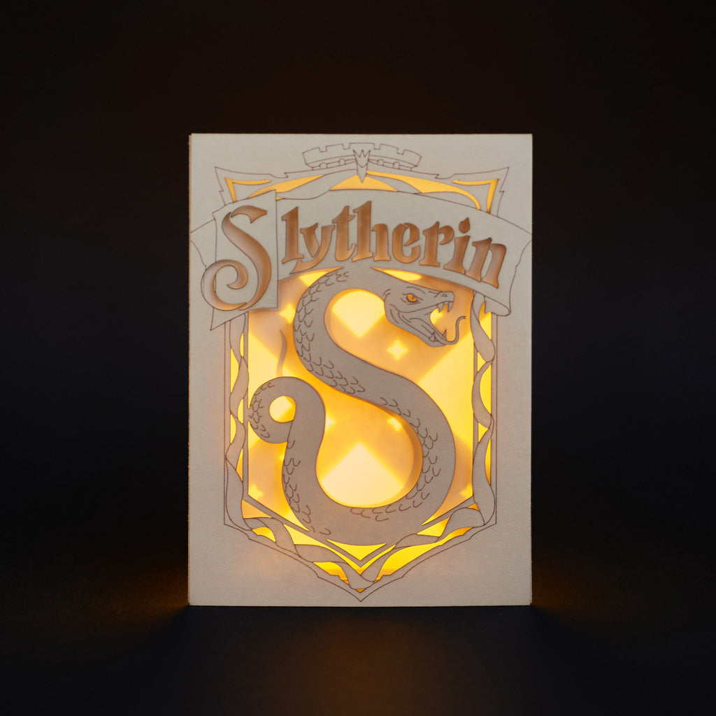 Slytherin Crest with Intricate Serpent Artwork