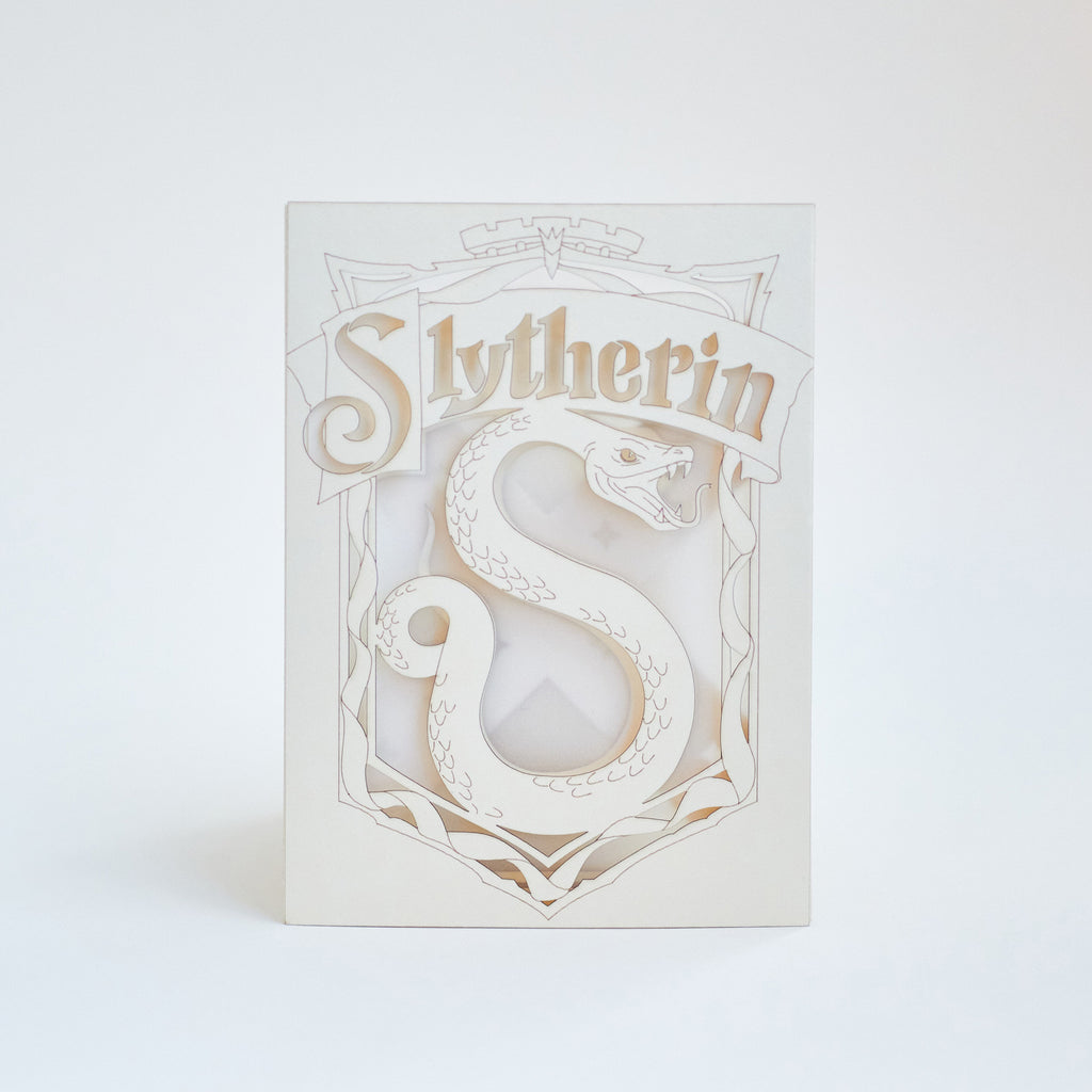 Slytherin Crest with Intricate Serpent Artwork