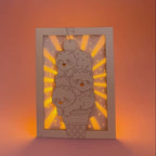 Kittens Ice Cream Cone Card - Cute Cats with Sprinkles on Waffle