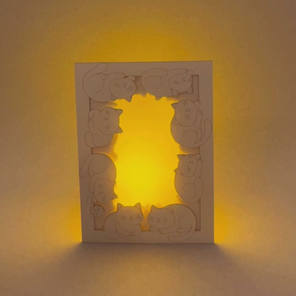 Adorable sleeping cats and kittens filling entire frame