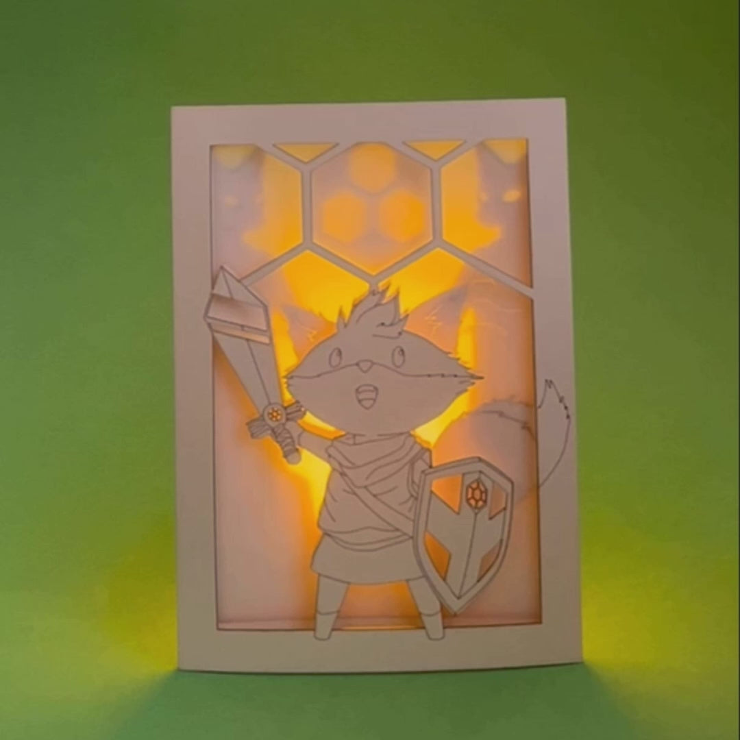 Tunic Fox Hero with Shield and Sword