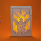 Dark Souls Solaire Card: Praise the Sun Knight with Flames