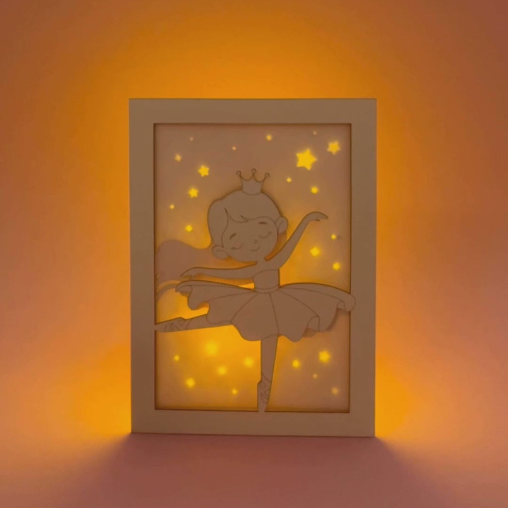 Cute little princess ballerina dancing in tutu