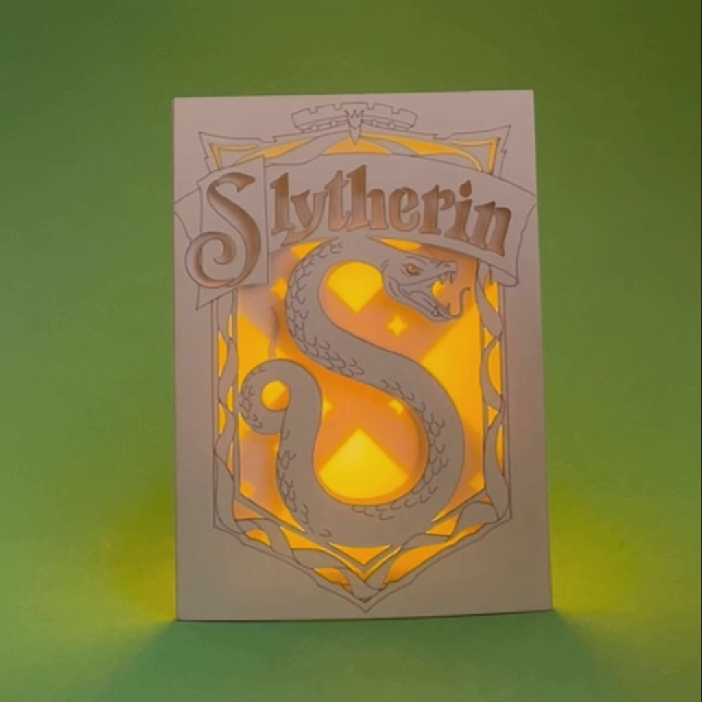 Slytherin Crest with Intricate Serpent Artwork