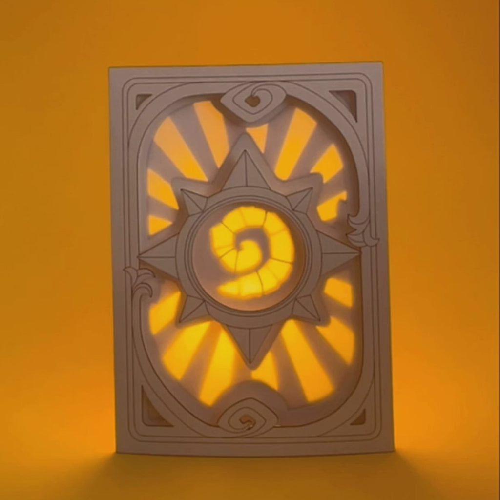Hearthstone CCG Card Back with Floral Ornaments